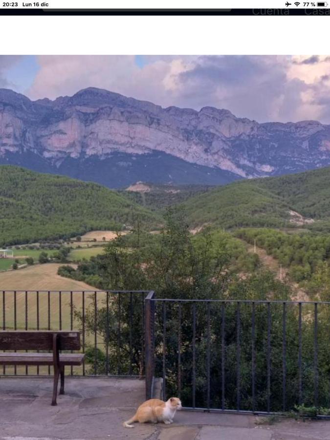 Vistas A La Montana En Un Pueblo Con Encanto. El Pueyo de Araguás Eksteriør billede
