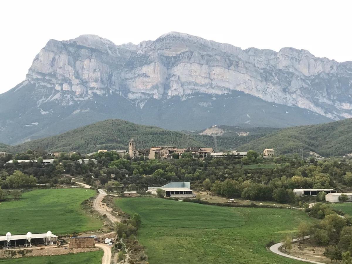 Vistas A La Montana En Un Pueblo Con Encanto. El Pueyo de Araguás Eksteriør billede