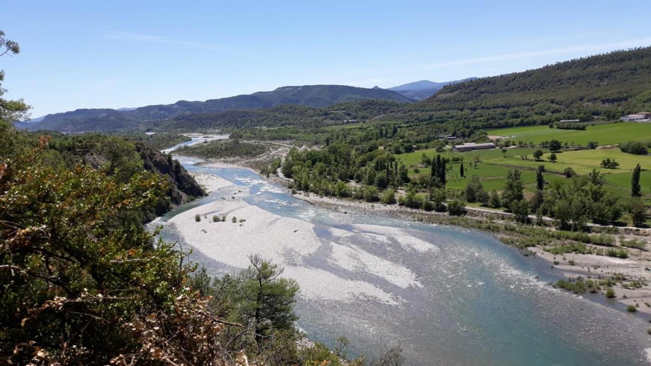 Vistas A La Montana En Un Pueblo Con Encanto. El Pueyo de Araguás Eksteriør billede